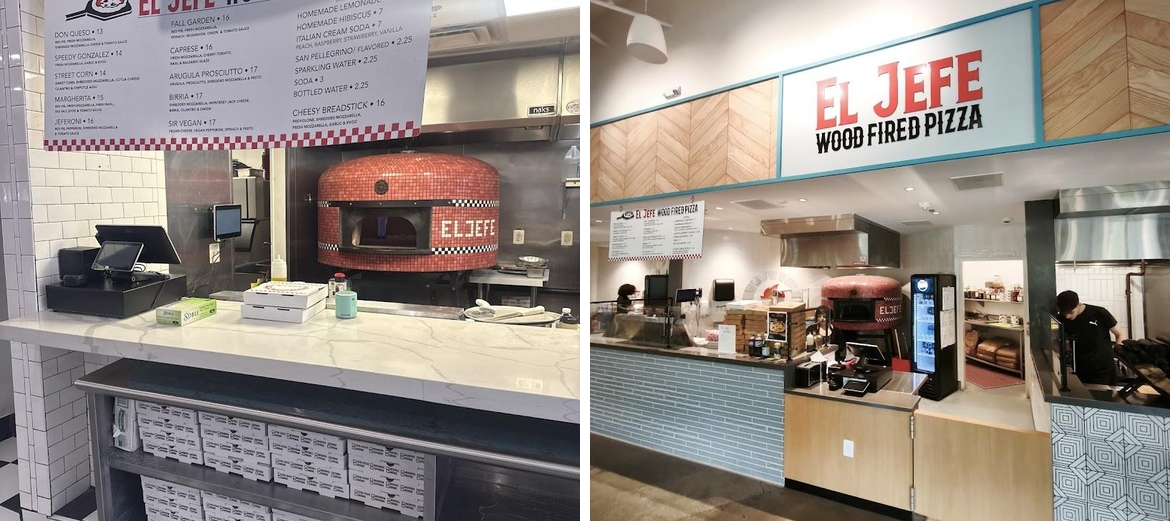El Jefe Wood Fired Pizza Menu