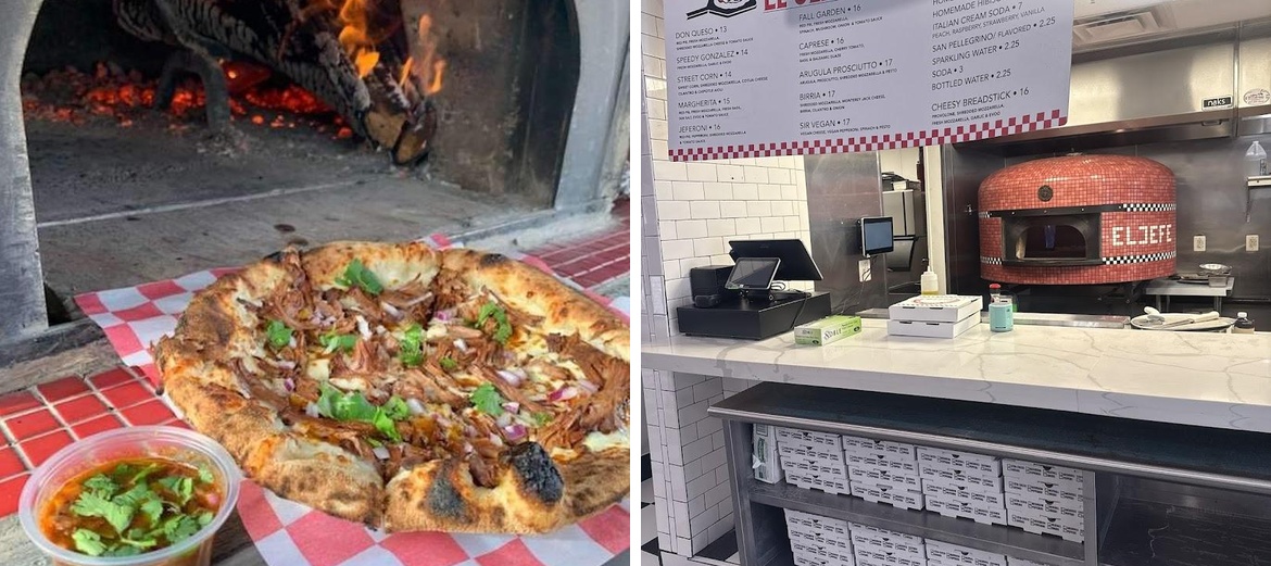 El Jefe Wood Fired Pizza Menu