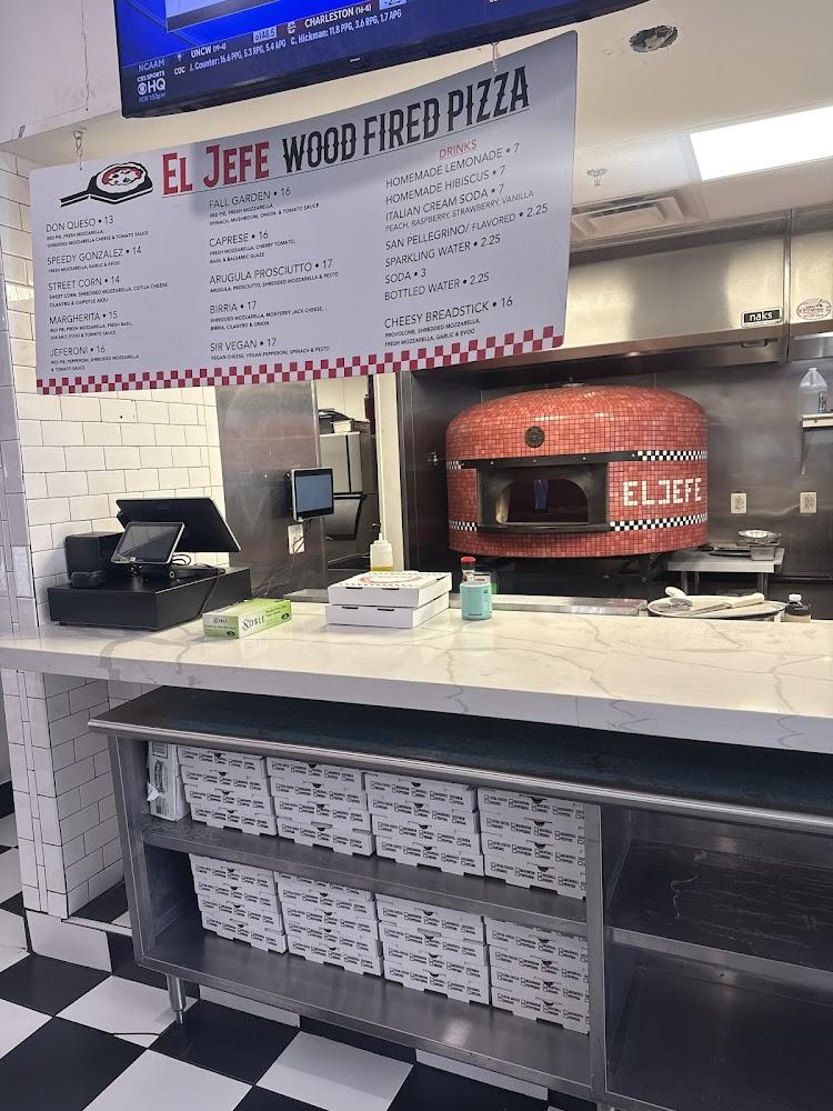 El Jefe Wood Fired Pizza Menu image 2